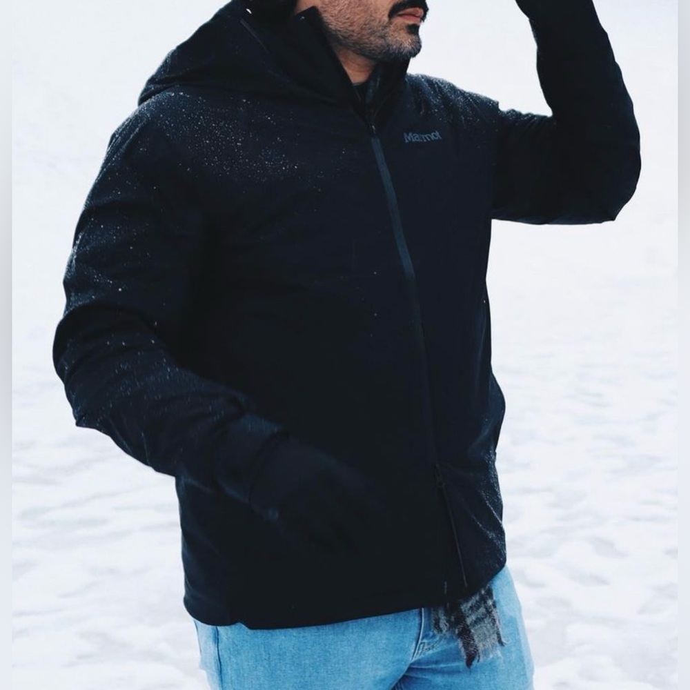 Marmot PreCip Stretch Jacket - Black, Large